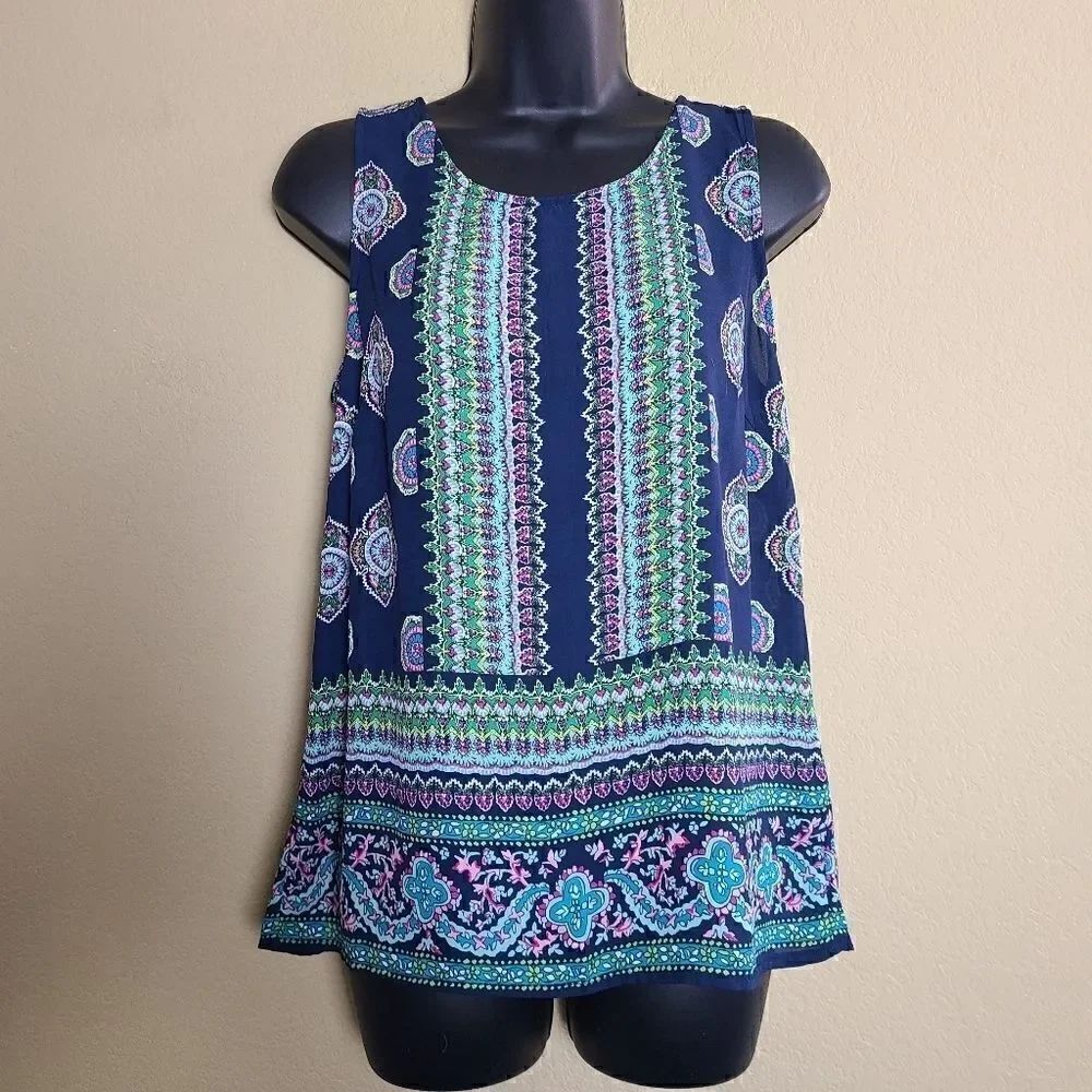 Cynthia Rowley Sheer Sleeveless Top